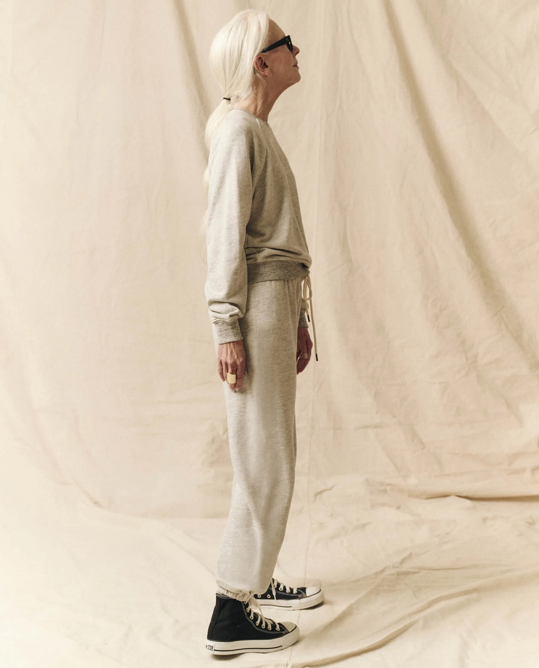 The Stadium Sweatpant. Solid -- Soft Heather Grey