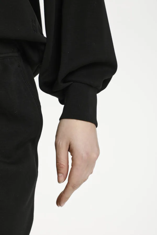 THE SWEAT BLOUSE BLACK
