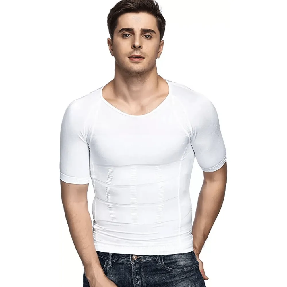 Tummy Vest Body Shaper – Premium Slim Fit Undershirt for Men