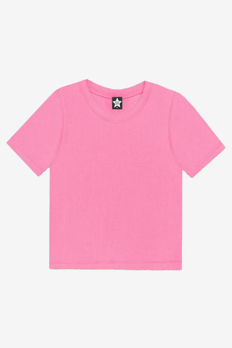 Ultra-Soft Ribbed Fitted Tee
