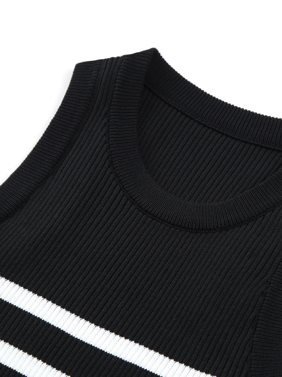Utility Stripe Graceful Sweater Vest