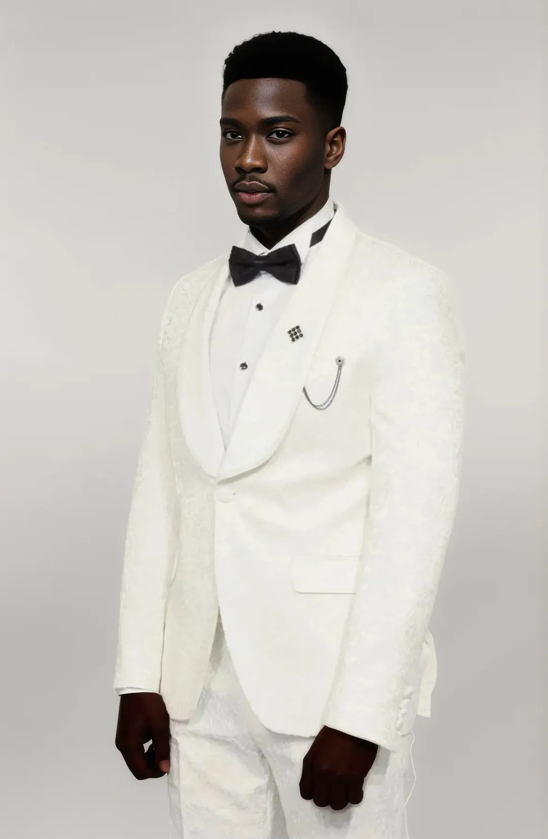 White European Prom Tuxedo with Shawl Lapel – 2025 Luxury Edition