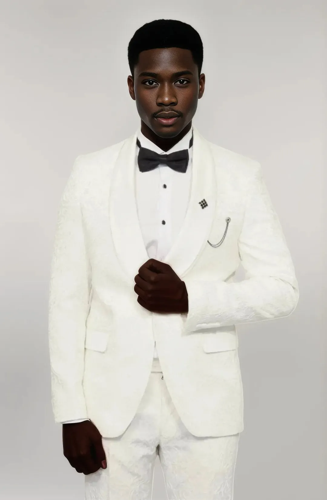 White European Prom Tuxedo with Shawl Lapel – 2025 Luxury Edition