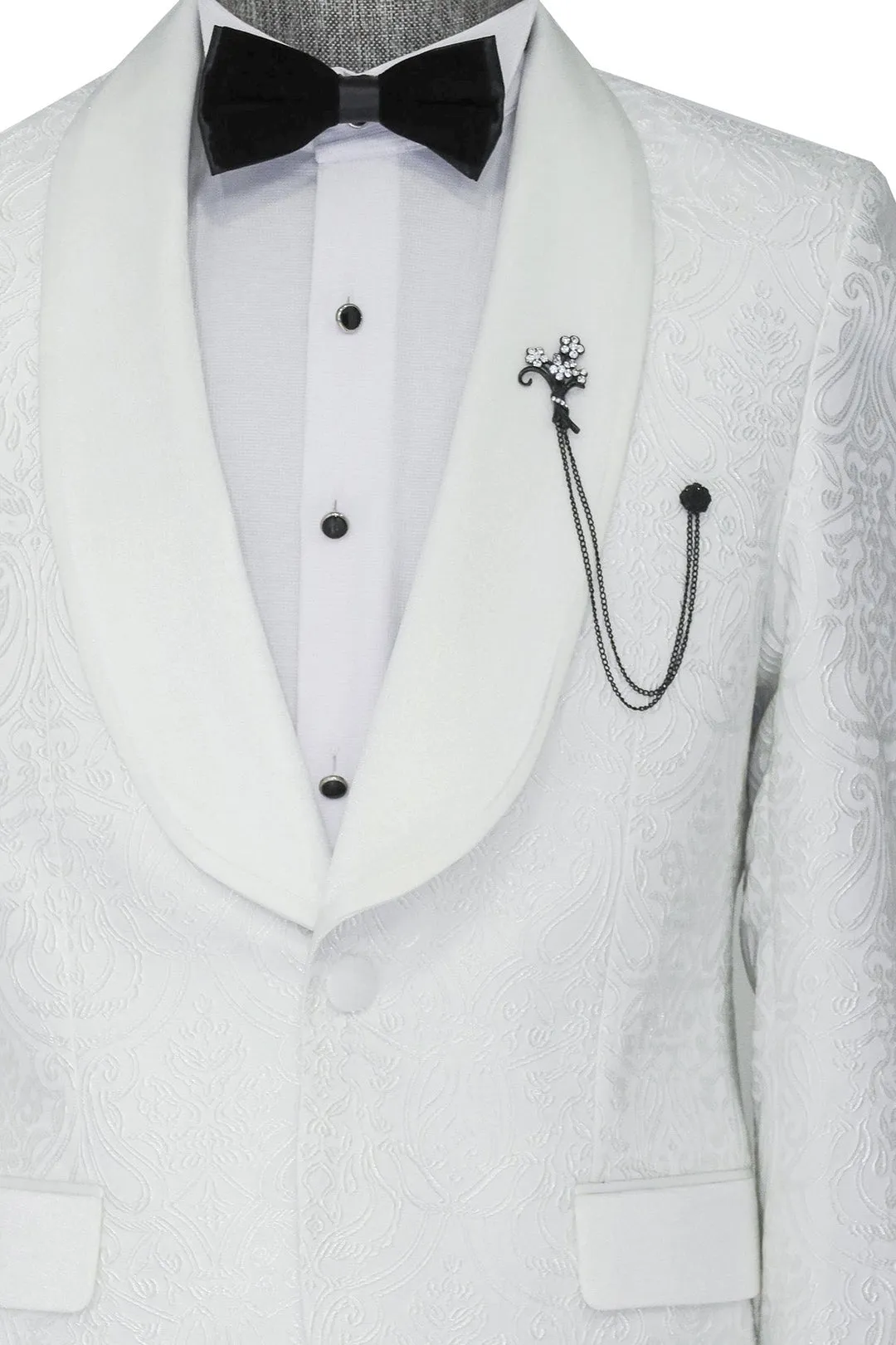 White European Prom Tuxedo with Shawl Lapel – 2025 Luxury Edition