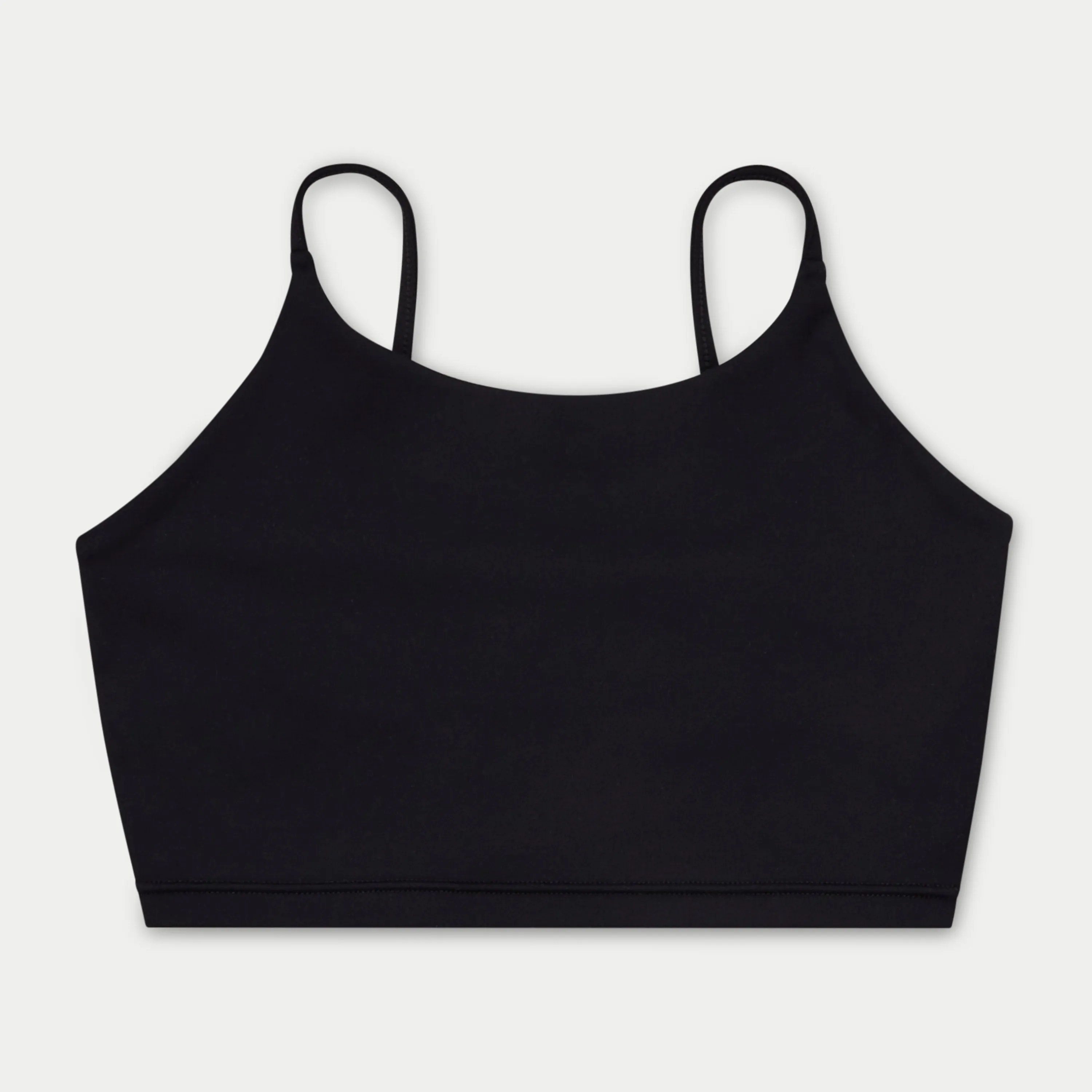 Womens Essential Crop Top - Black